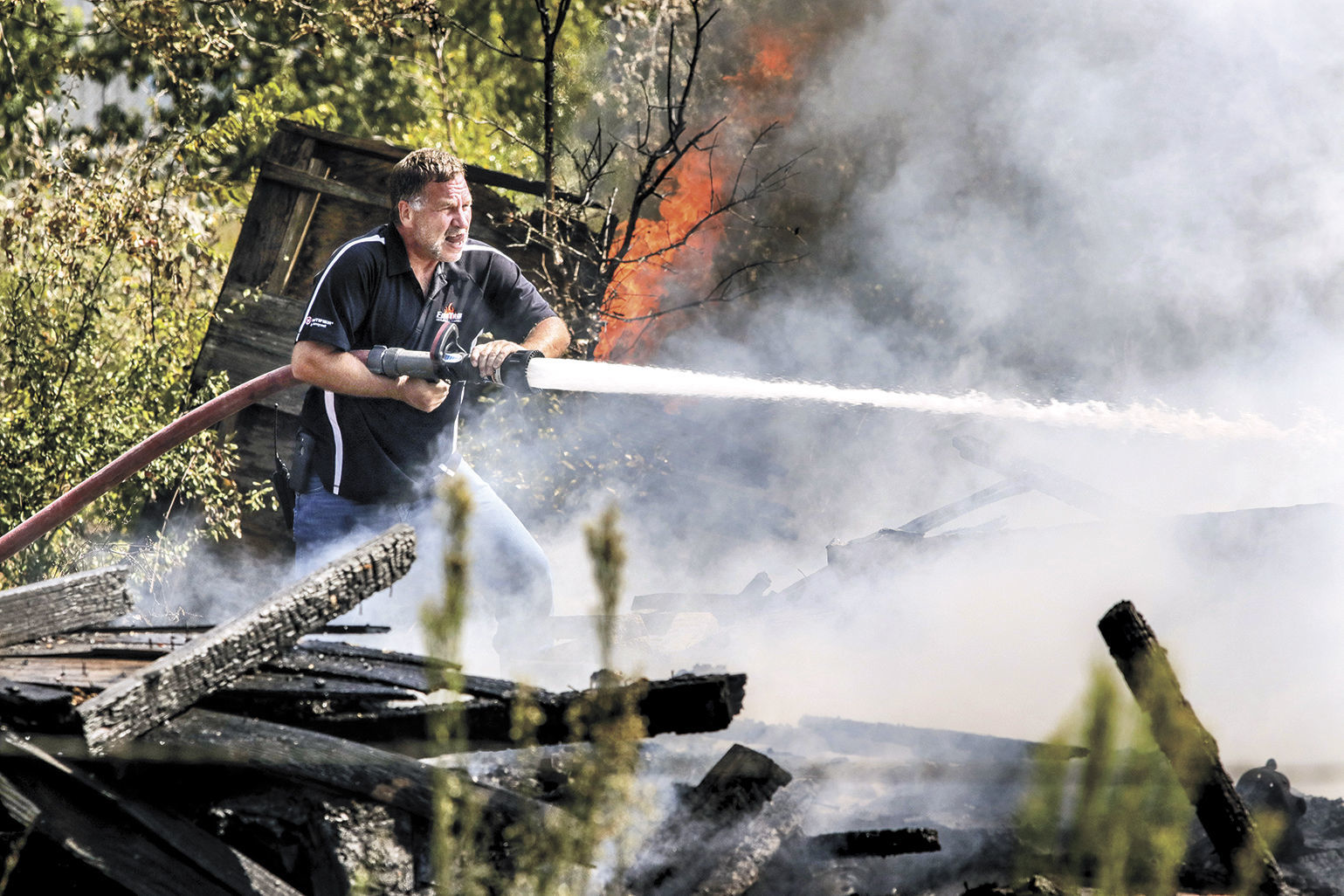 Putting out the fire